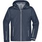 James&Nicholson Men´s 3-in-1-Jacket navy/silver