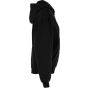 Build Your Brand Ladies Loose Fit Zip Hoody Black