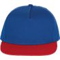 K-up Casquette enfant Snapback - 5 panneaux royal_blue/red