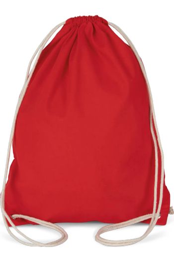 Image produit Sac à dos en coton avec cordelettes