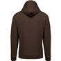 kariban Sweat-shirt zippé capuche  chocolate