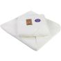 A&R Serviette à capuche pour bébé PRINT-Me® White