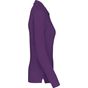 kariban Polo manches longues femme purple