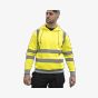 Korntex Hi-Vis workwear hoody cork