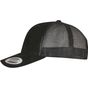 flexfit Suede Leather Trucker Cap black