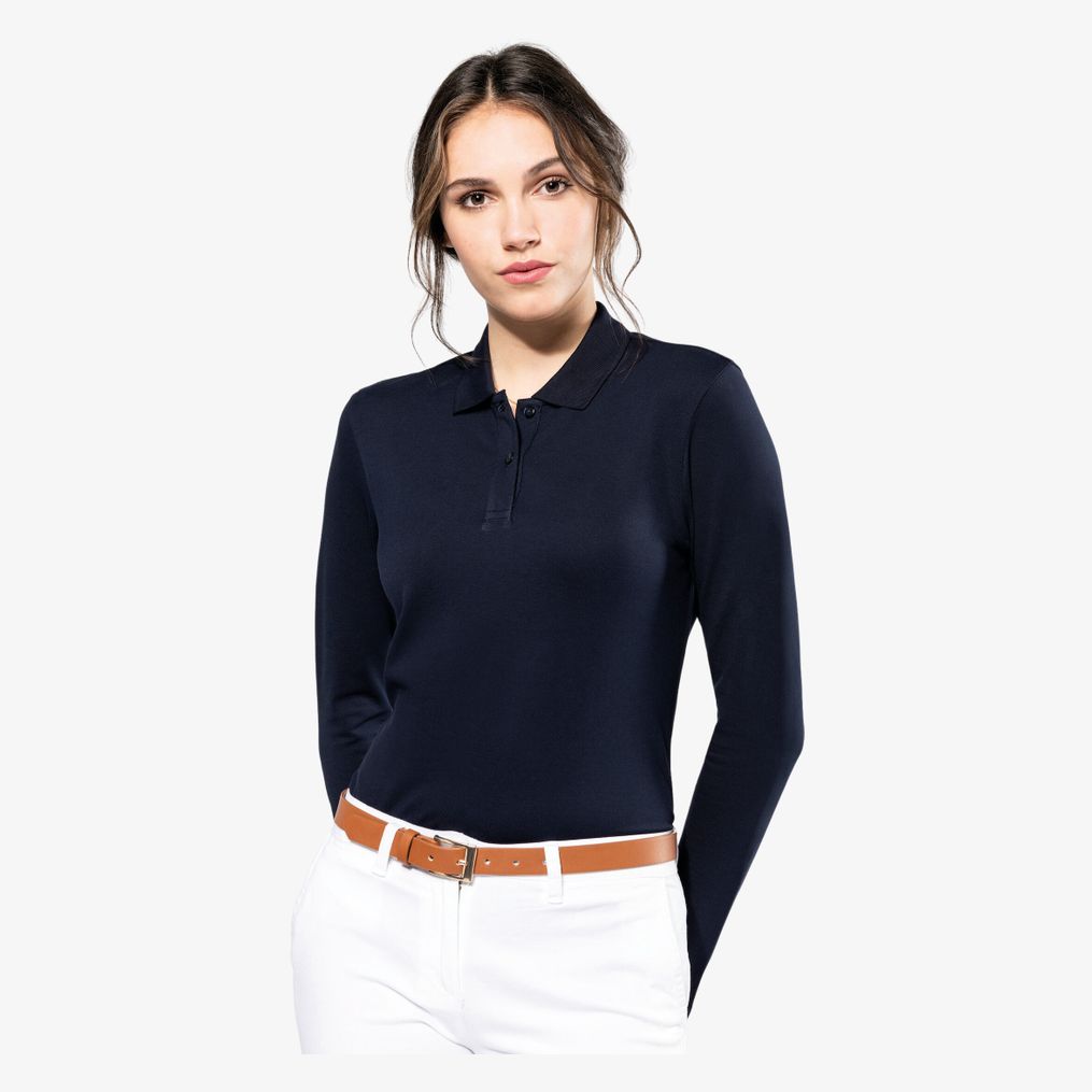 Polo Supima® manches longues femme Kariban Premium