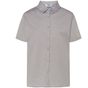 JHK Oxford shirt short sleeves lady silver