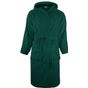 The One Towelling Bathrobe Hooded dark_green