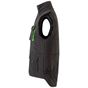 Velilla Gilet matelassé bicolore multipoches black/lime