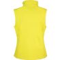 Result Womens printable softshell bodywarmer yellow/black