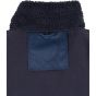 Build Your Brand Bonded Sherpa Jacket navy