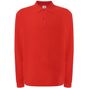 JHK Polo regular man long sleeves red