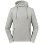 Russell-pure-organic Pure Organic High Collar Hooded Sweat stone