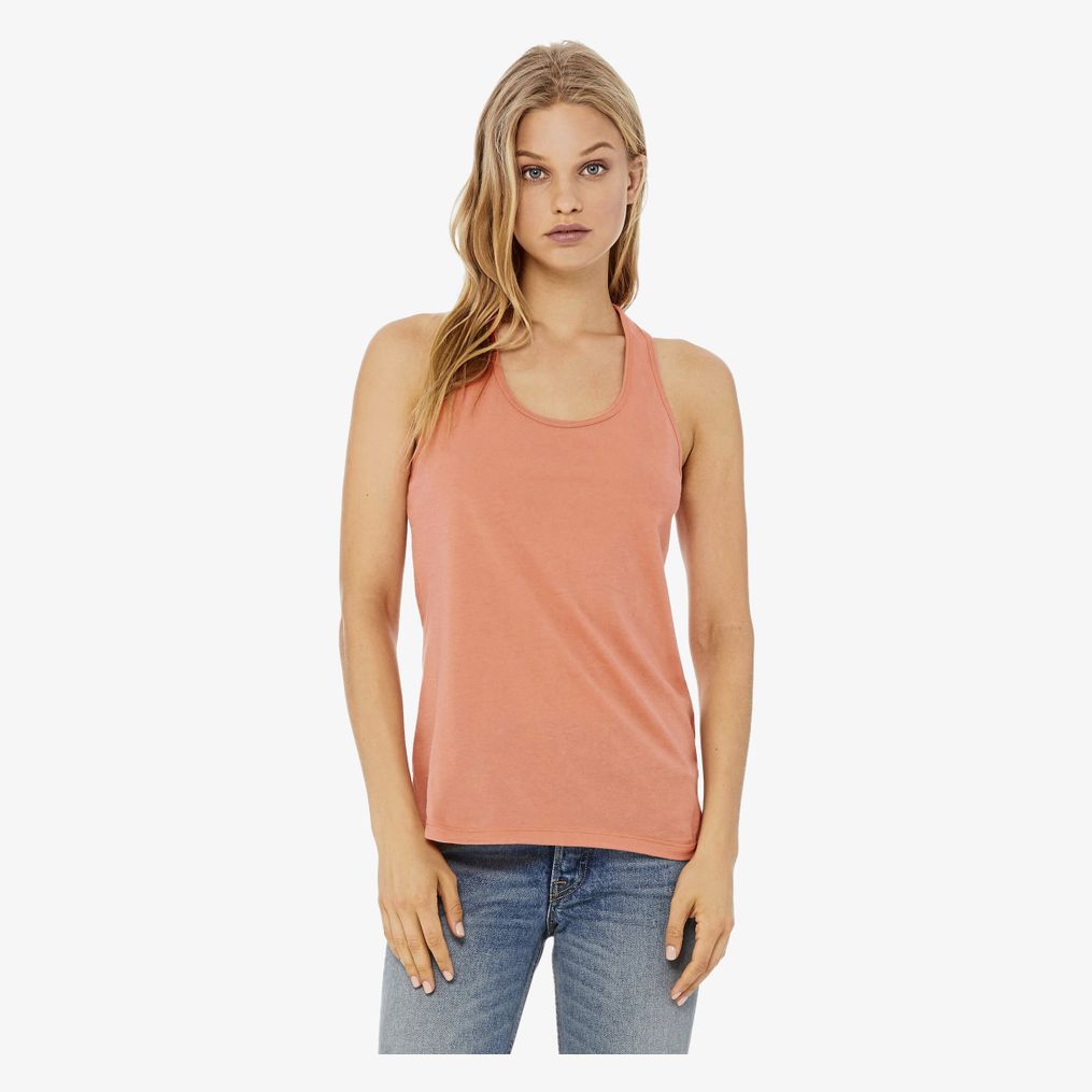 Women's jersey racerback tank Bella