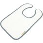 A&R Bavoir pour bébé à sublimation intégrale Babiezz® White / Anthracite grey