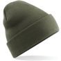 Beechfield Bonnet Original à revers olive