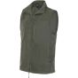 Front Row Recycled sherpa gilet dark_olive