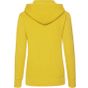 fruit of the loom Ladies classic hooded sweat sunflower
