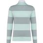 kariban Polo rayé manches longues unisexe light_grey/ice_mint_stripes