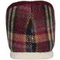 Kariban Charentaises unisexe Made in France bordeaux_checked