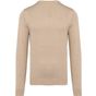 kariban Pull col V homme beige_heather