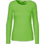 Neutral Ladies Long Sleeve T-Shirt lime