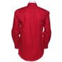 kustom kit Corporate Oxford Shirt LS red