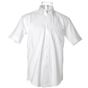 kustom kit Corporate Oxford Shirt white