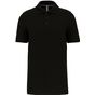 WK Designed To Work Polo Day To Day contrasté manches courtes homme black/silver