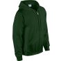 Gildan Heavy Blend Adult Full Zip Hooded Sweat forest green