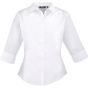 Premier Chemisier popeline manches 3/4 white