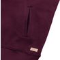 Russell-pure-organic Pure Organic High Collar Hooded Sweat burgundy