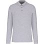 Kariban Polo jersey manches longues homme oxford_grey