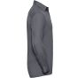 Russell Chemise en Popeline Polyester/Coton classique manches longues homme convoy_grey