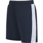 Finden+Hales Adults' knitted shorts with zip pockets navy/white