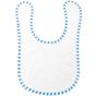 SG Accessories - Towels Arno Baby Bib white/baby_blue
