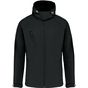 Kariban Veste softshell à capuche homme black