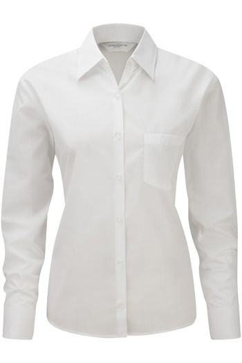 Image produit Ladies’ long sleeve classic polycotton poplin shirt