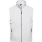 James&Nicholson Men´s Softshell Vest off_white