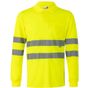 Velilla Polo manches longues haute visibilité en coton/polyester fluo_yellow