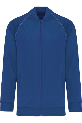 Image produit Veste de survêtement zippée avec liseré unisexe