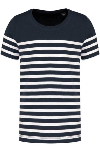 Image produit T-shirt marin col rond Bio enfant