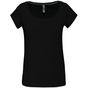Kariban t-shirt col bateau manches courtes femme black