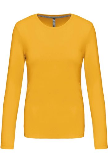 Image produit T-shirt col rond manches longues femme
