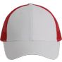 K-up Casquette Trucker - 6 panneaux white/red