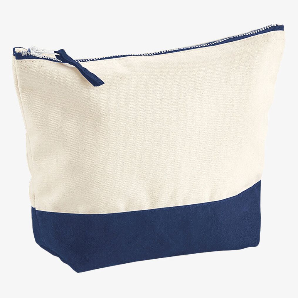 Trousse à accessoires en toile avec base colorée Westford Mill