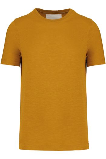 Image produit T-shirt slub écoresponsable col rond manches courtes homme - 160 g