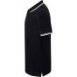 JHK Man regular polo black/white