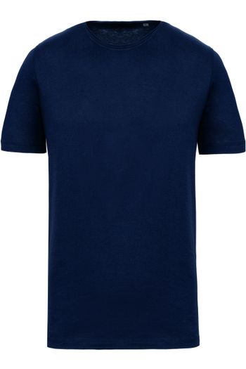 Image produit T-shirt bio col à bords francs manches courtes homme