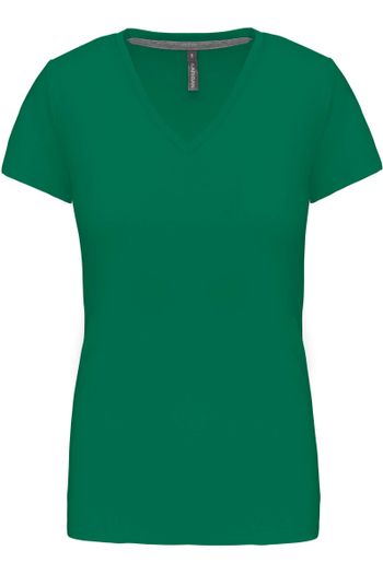 Image produit T-shirt col V manches courtes femme